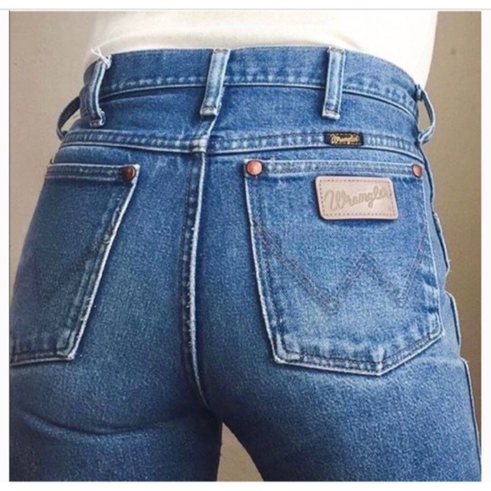 Vintage Wrangler Jeans Women’s 34 X 30 Straight Stovepipe Made In USA